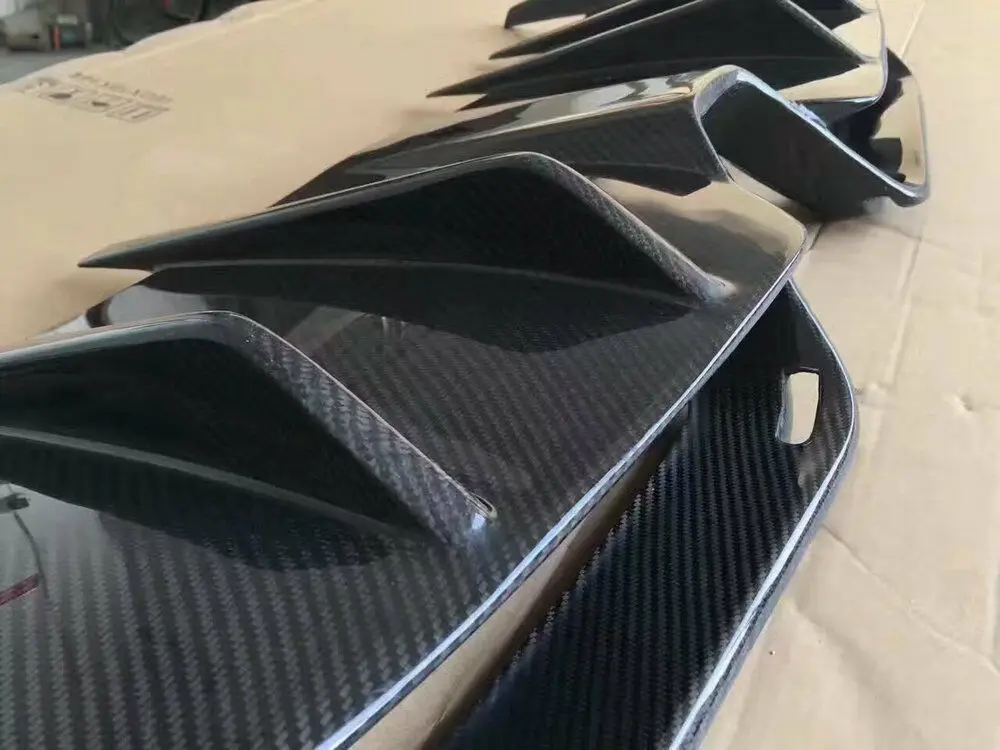 Стиль renntech углеродное волокно задний бампер спойлер, диффузор для Mercedes BENZ SLS R197 AMG 2011 2012 2013 тюнинг-пакет