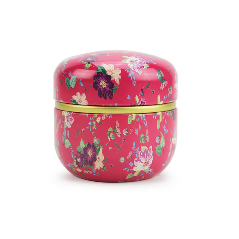 Красные цветочные кремационные урны для прах питомца мини Keepsake железная урна