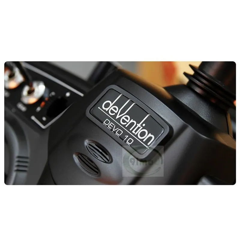 Walkera черный DEVO 10 2 4G передатчик 10CH RX1002 приемник телеметрический радиоприемник для