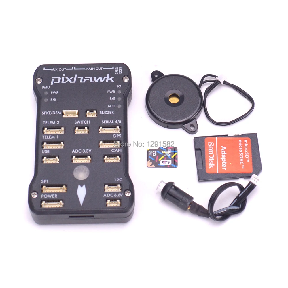 Pixhawk PX4 2.4.7 (обновленный 2.4.6) Контроллер полета автопилот 4G TF карта Buzzer безопасный