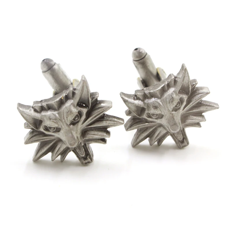 Модные старые оловянные запонки волшебника медальон для полевой охоты оптовая и