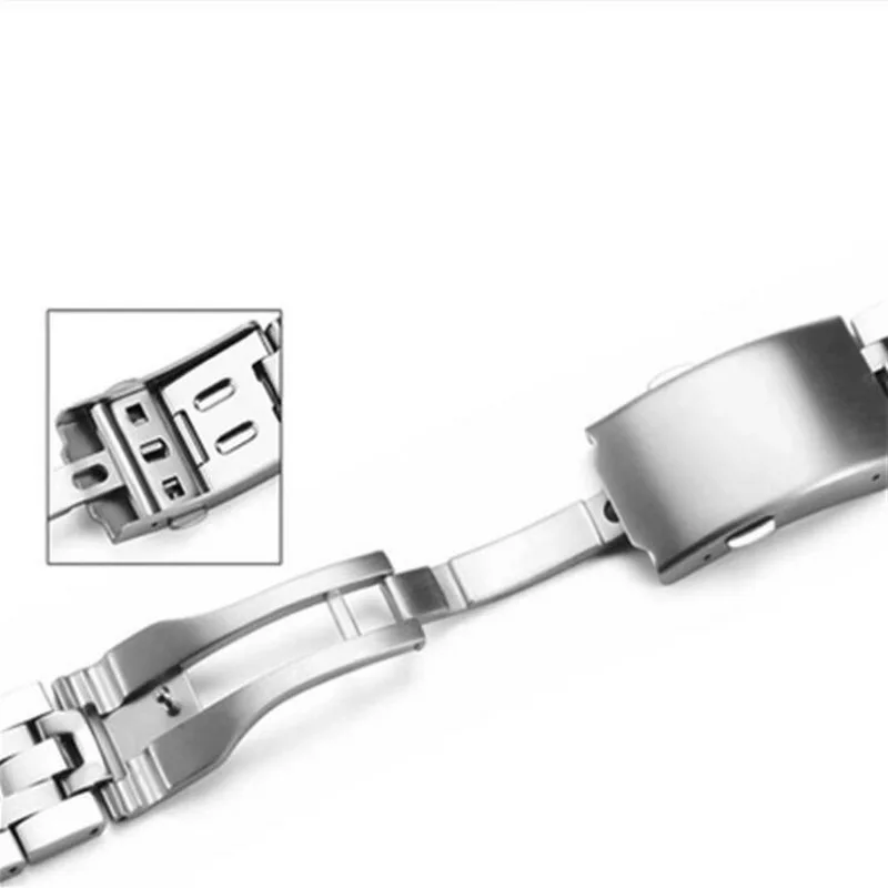 19 мм, 20 мм, ремешок из нержавеющей стали для часов Tissot T17/T014/T41/T461/PRC200/T055/T067, мужской ремешок для часов, изогнутый конец