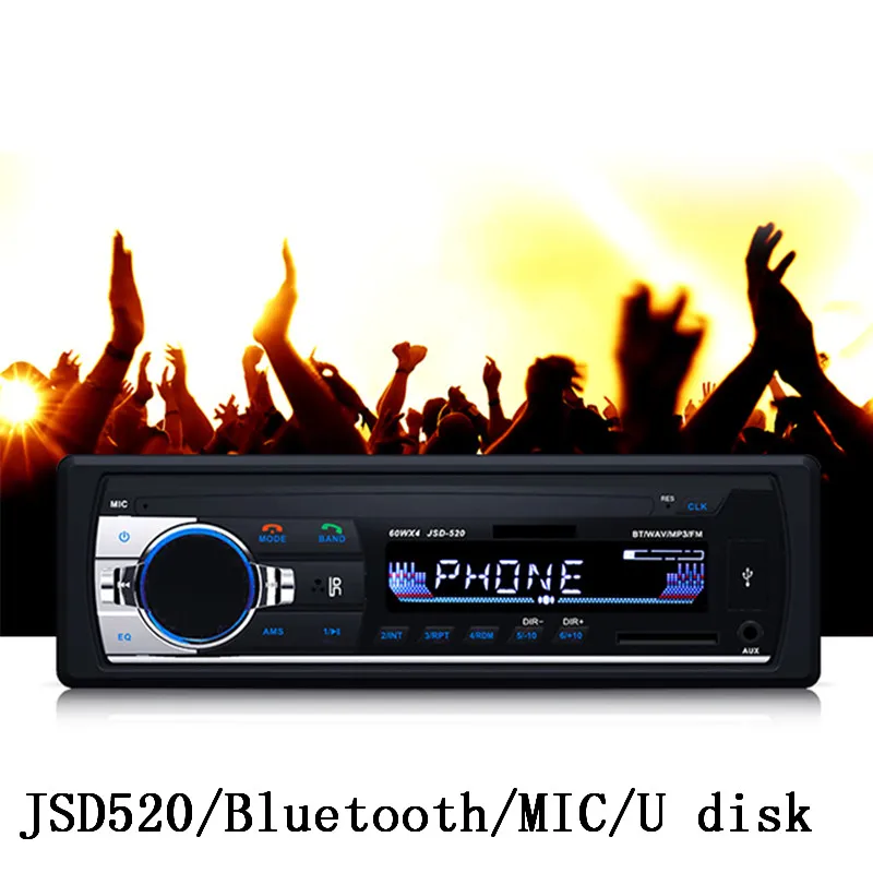 Автомобильный стереопроигрыватель с микрофоном Bluetooth FM радио USB/SD|Автомобильные