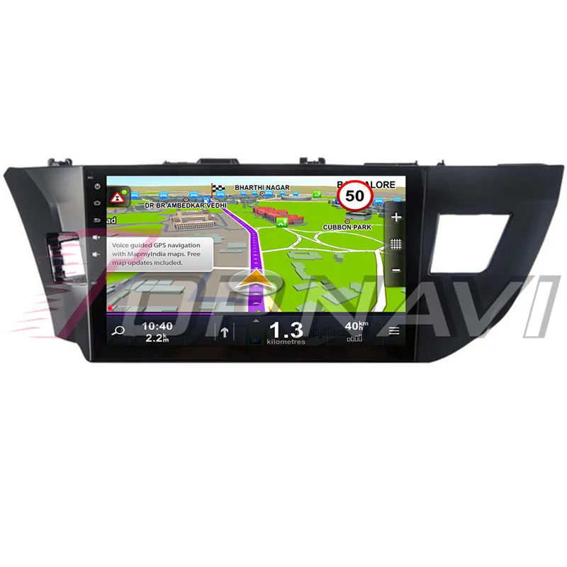 Автомобильный радиоприемник GPS навигация для Toyota Levin 2014 Android 8 1 10 ''Topnavi