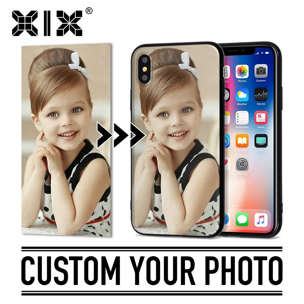 Чехол для iPhone 5 5S 6 6S 7 8 Plus X индивидуальный Мягкий чехол из ТПУ Samsung S7 S8 S9 Huawei P9 P10 P20