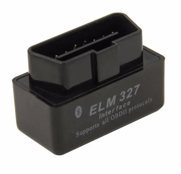 Новейший ELM327 ELM 327 V2.1 Автомобильный сканер кода инструмент Bluetooth Супер Мини ELM327 OBD2 Suppot все OBD2 протоколы - Цвет: Black