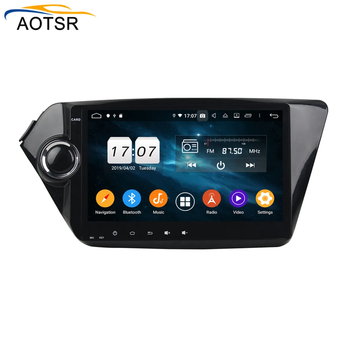 Автомобильный dvd плеер DSP 4 + 64 гб Android 9 0 радио для kia k2 Rio 2012 2013 2014 2015 gps навигация