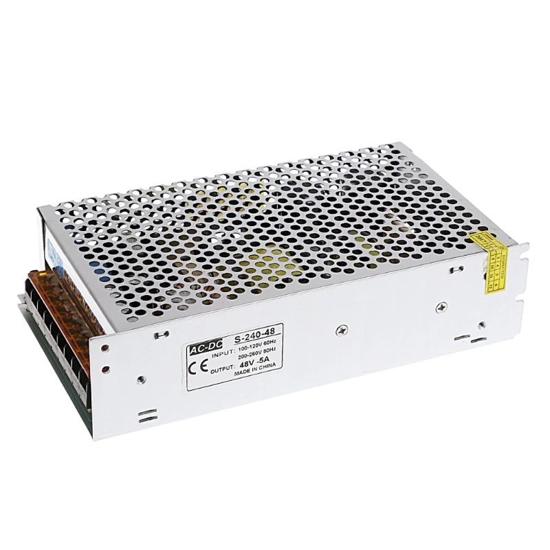 AC 100 260V к DC 48V 5A 240W переключатель питания Драйвер адаптер светодиодные полосы