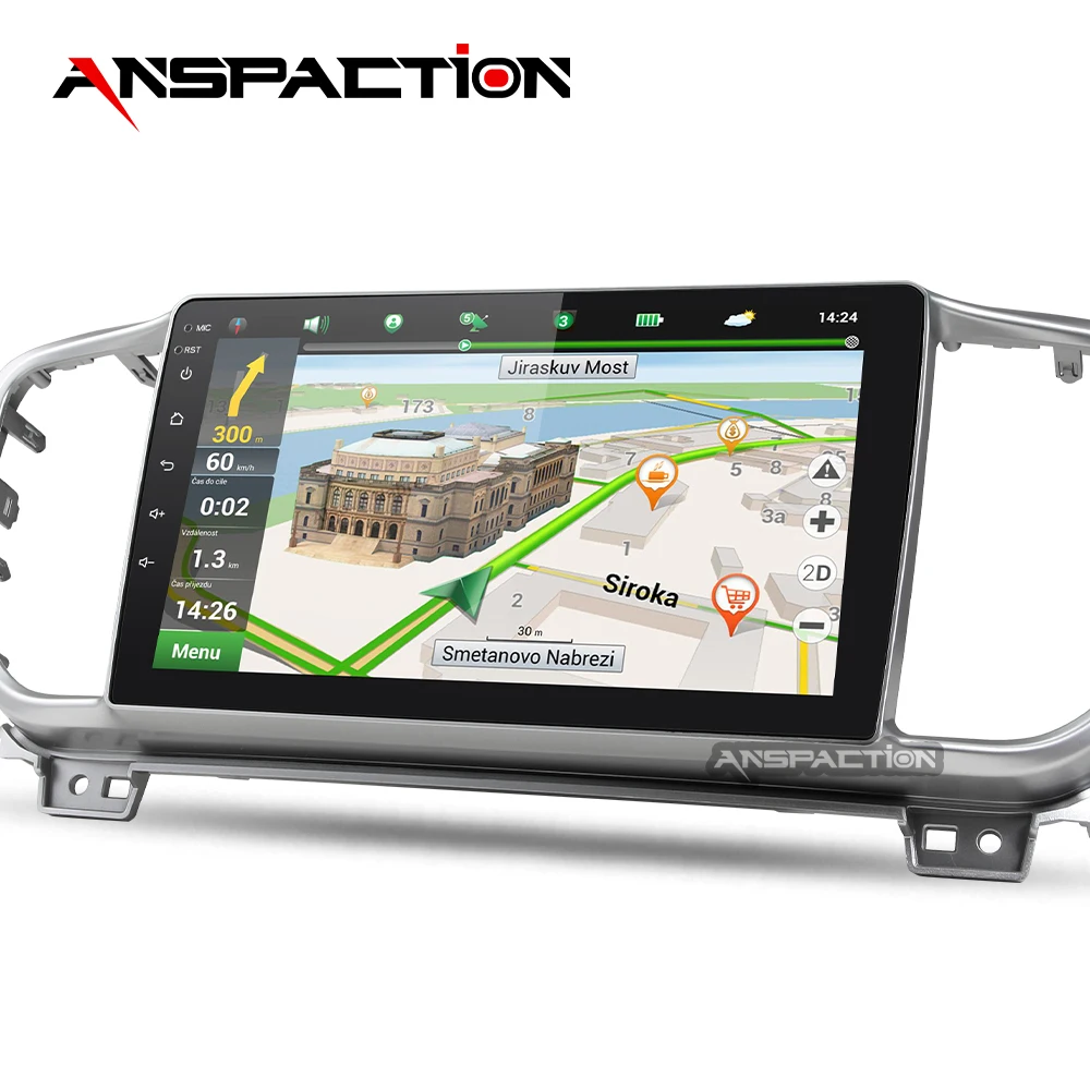 Ips android Восьмиядерный автомобильный dvd-плеер для KIA sportage 2018 2019 KX5 gps навигация 1 din