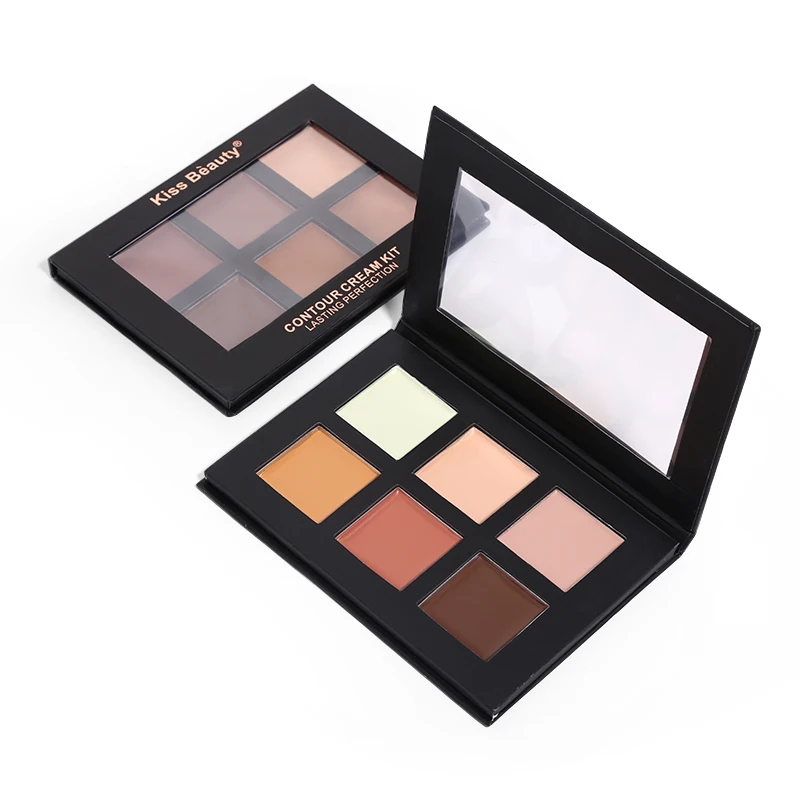 Консилер для лица макияж 6 цветов бронзер палитра кремовый консилер корректор