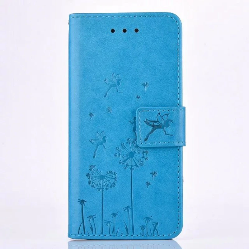 Для iphone5 5S SE 6 6S 6PLUS чехол Одуванчик откидной Чехол с тиснением искусственная кожа +