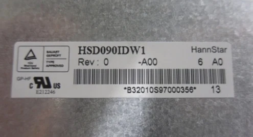 

Original 9inch LCD screen HSD090IDW1-A00 HSD090IDW1 for Car DVD free shipping