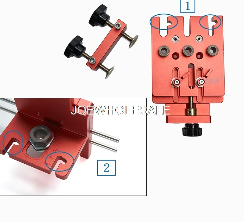 DIY деревообрабатывающие столярные высокоточные дюбель Джиги комплект, 3 в 1 сверлильный локатор, деревообрабатывающий сверлильный набор