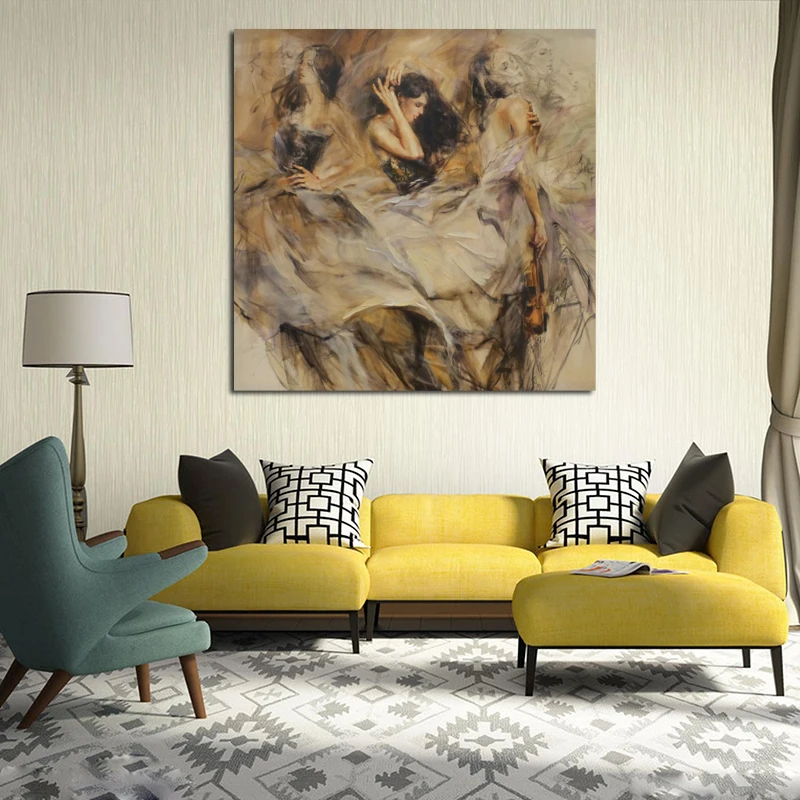 Salvador Dali Auburn мелодии холст картина печать гостиная домашний декор Современное