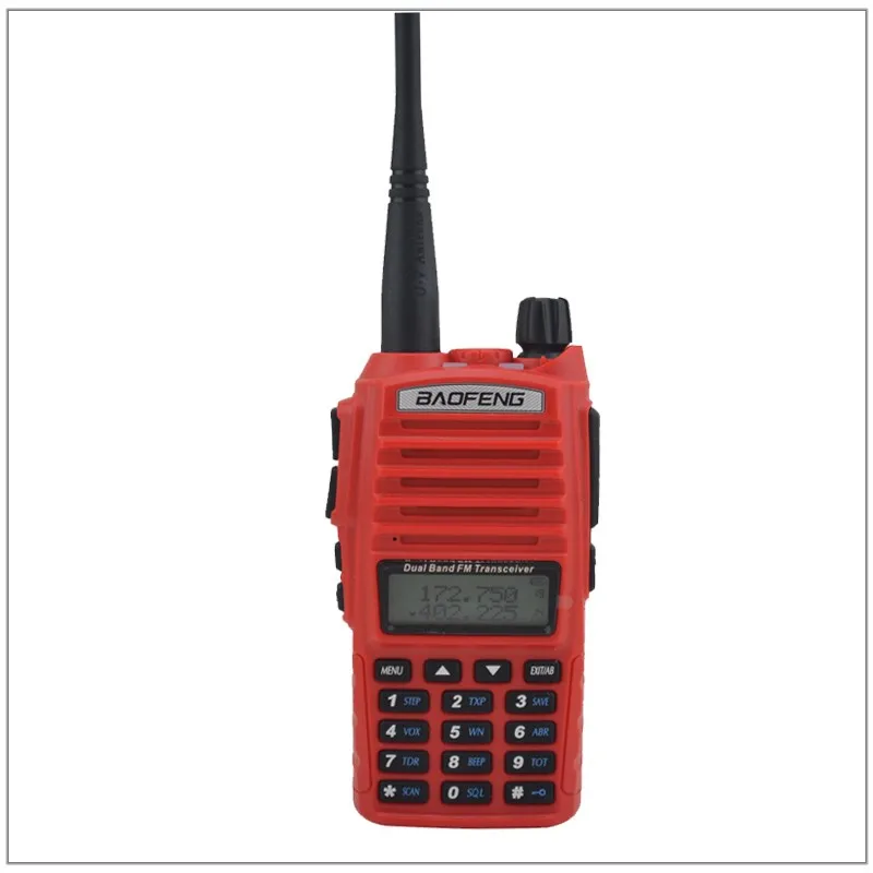 Портативный Baofeng радио UV-82 рация Цвет Красный двухдиапазонный VHF/UHF Ham радио приемопередатчик Baofeng UV82 w/Бесплатный наушник