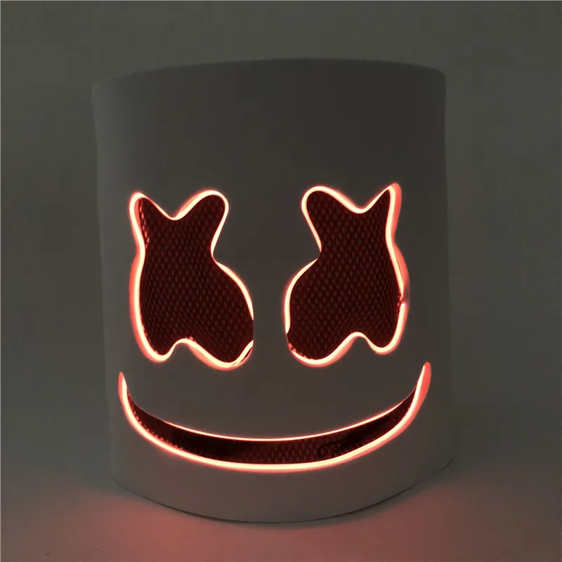 DIY EVA DJ светодиодный светящийся шлем маска косплей реквизит маска для Хэллоуина полное лицо косплей реквизит Хэллоуин вечерние барные маски