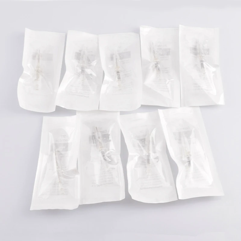 Microblading 10PCS Disposable Electric Derma Pen Needle Bayonet Nano Cartridge For Auto Micro Needle Derma Pen Tattoo Needle Tip