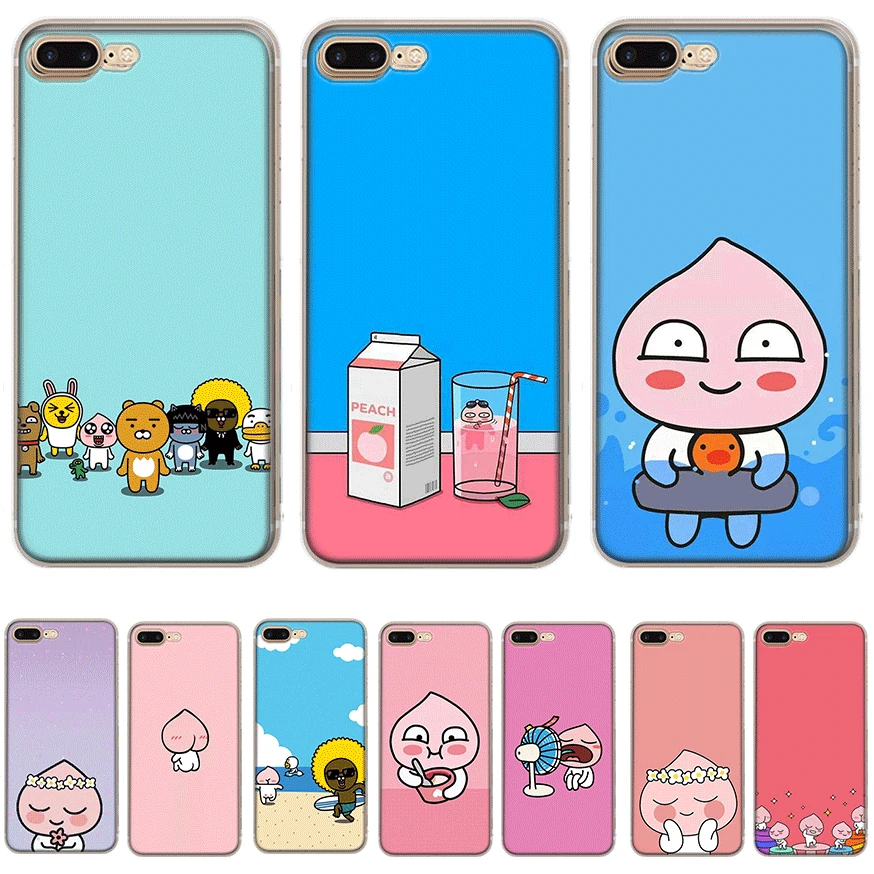 Забавный какао мобильный телефон чехол жесткий для iPhone 5 5s SE 6 6s 7 8 Plus 11 Pro X XR XS Max