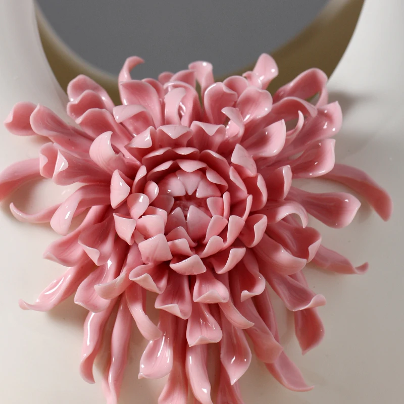 Керамические вазы в форме полумесяца декоративные креативные цветочные для