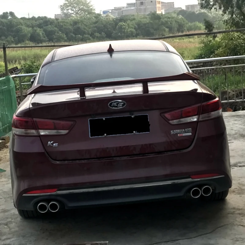 Universial СЕДАН задний багажник спойлер для Kia K5 Optima ABS Материал Неокрашенный праймер автомобиля хвост крыло