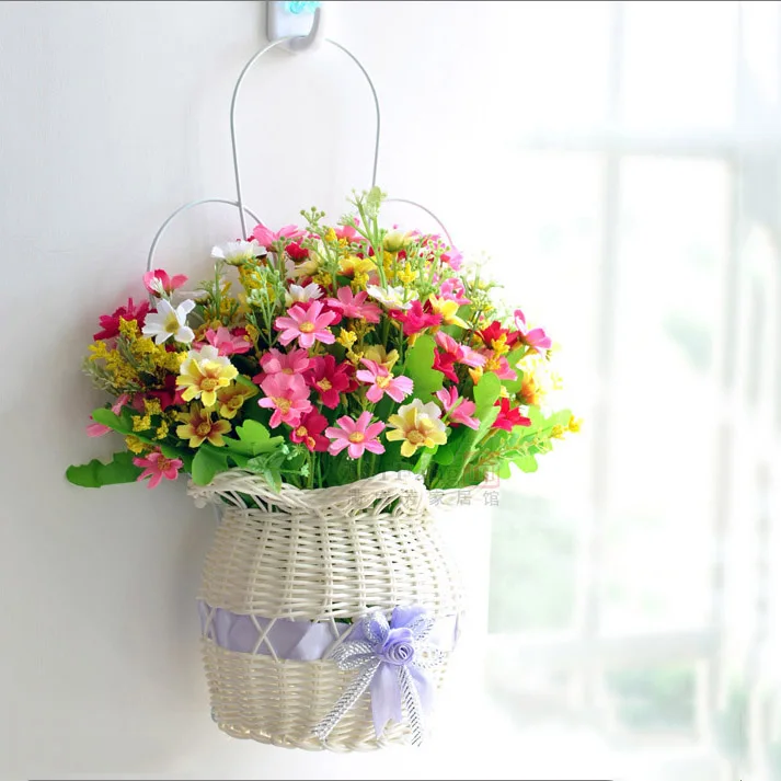 Искусственные цветы лаванда украшение гостиной спальни|basket of flowers|flower girl basket