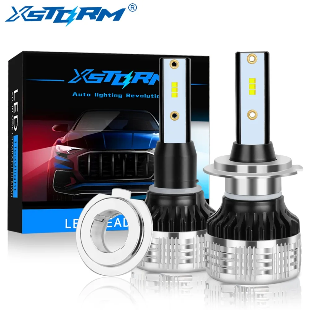 2 шт. H4 H7 Led H1 H11 H8 H3 HB4 HB3 H27 Led с Lumileds ZES чипы Canbus автомобильные фары лампы 80 Вт 12000LM автомобильные лампы