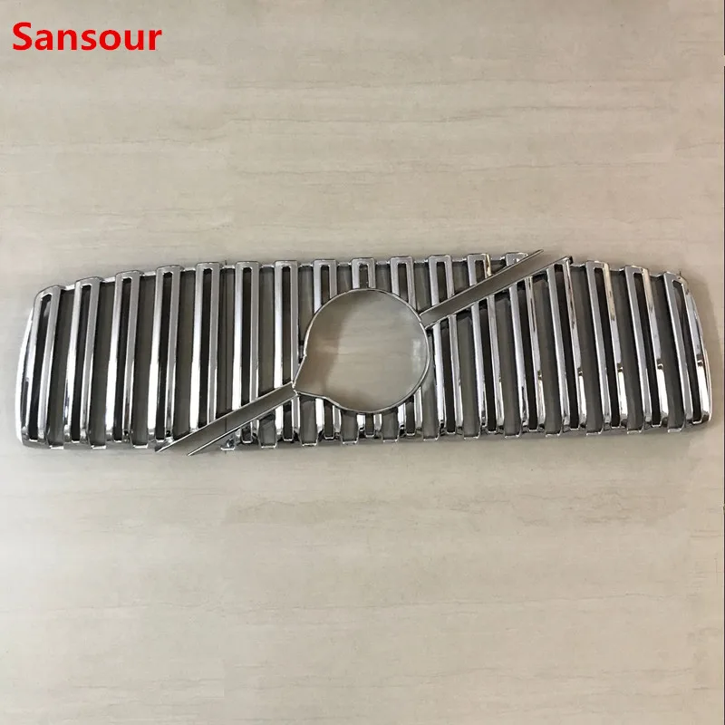 Sansour ABS хромированный пластиковый передний бампер решетка литья крышка отделка 1