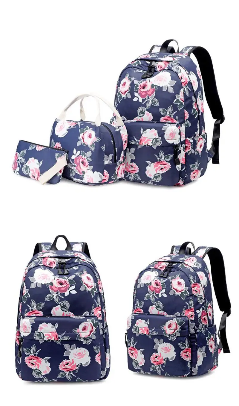Высококачественный студенческий Детский Школьный Рюкзак Bookbag 3 шт./компл. школьные ранцы для мальчиков оксфорд Детский рюкзак Mochila Infantil