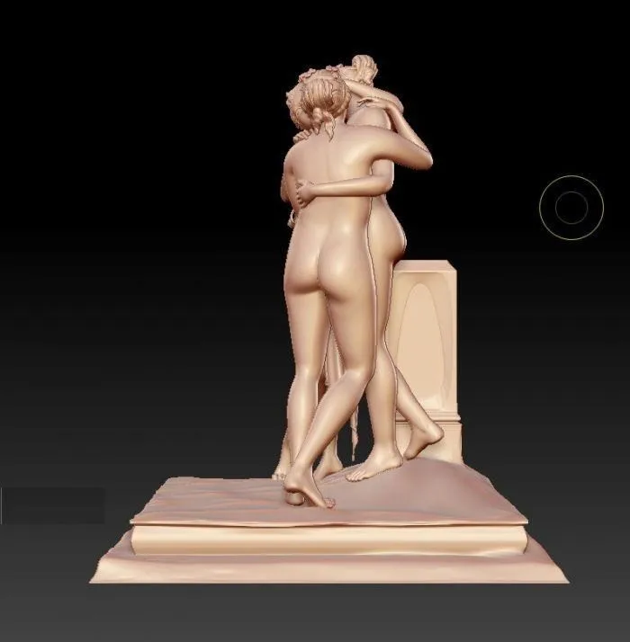 Новая 3D модель для ЧПУ резная фигурка скульптурная машина в формате STL три