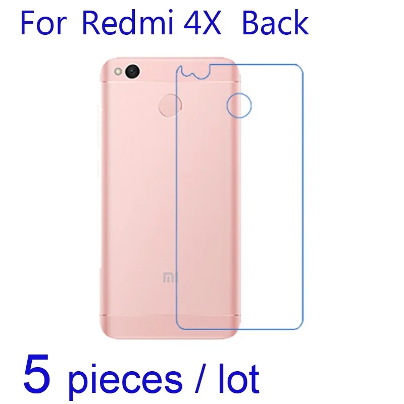 5 шт. мягкие Защитные пленки для Xiaomi Redmi 4X прозрачные/матовые/нано-пленки защиты от