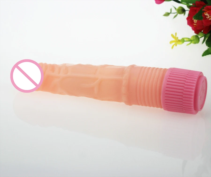 Фаллоимитатор Мощный вибратор пенис желе Вибрирующая Анальная пробка