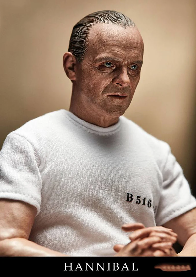 1/6 коллекционный полный набор The Silence of the Lambs 1991 Hannibal Lecter Белая школьная форма Ver