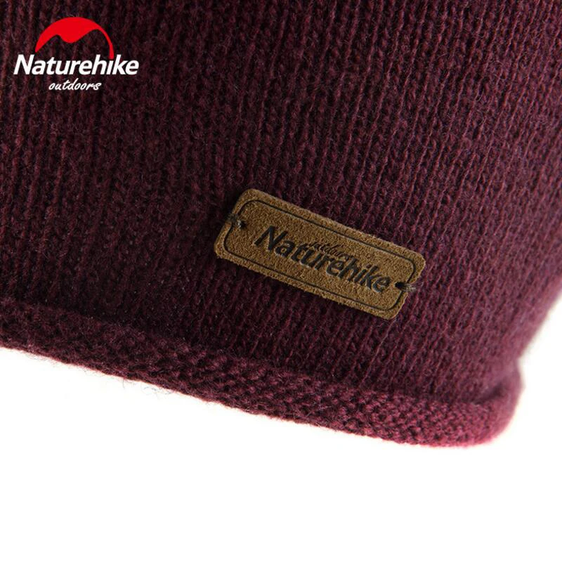 Naturehike зимние шерстяные шапки Вязаные бини Теплые Отдых на природе для