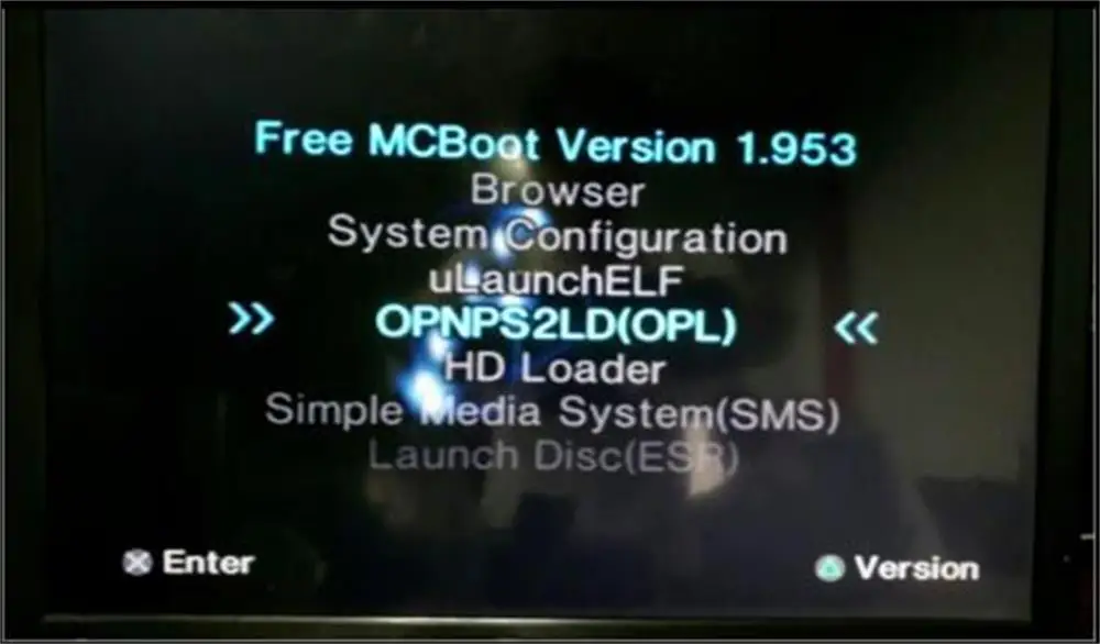 Бесплатно McBoot FMCB 1,953 для sony Playstation 2 PS2 8 MB/16 MB/32 MB/64 MB карты памяти OPL MC Boot