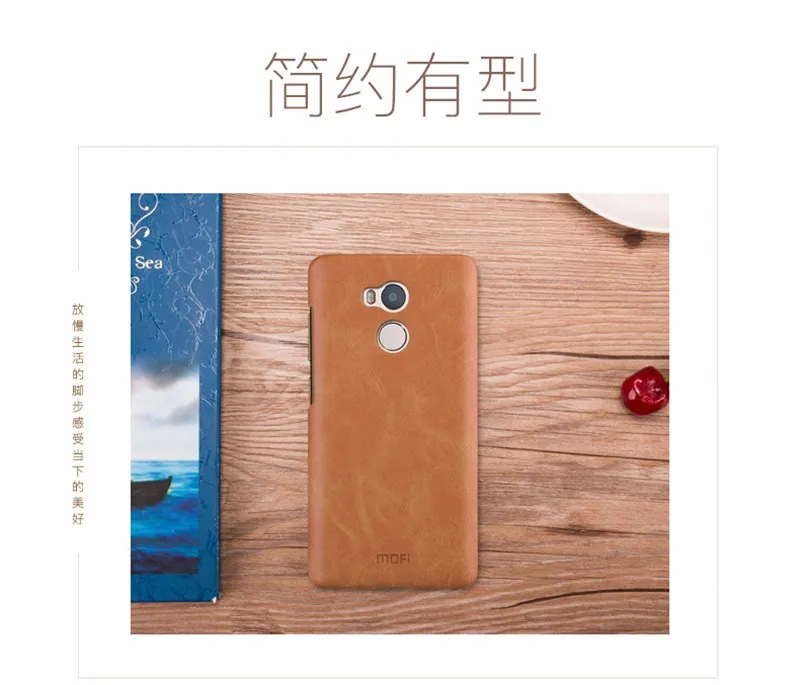 Чехол Mofi для Xiaomi Redmi 4 Prime, Роскошный чехол из искусственной кожи для Xiaomi Redmi 4A, противоударный защитный чехол