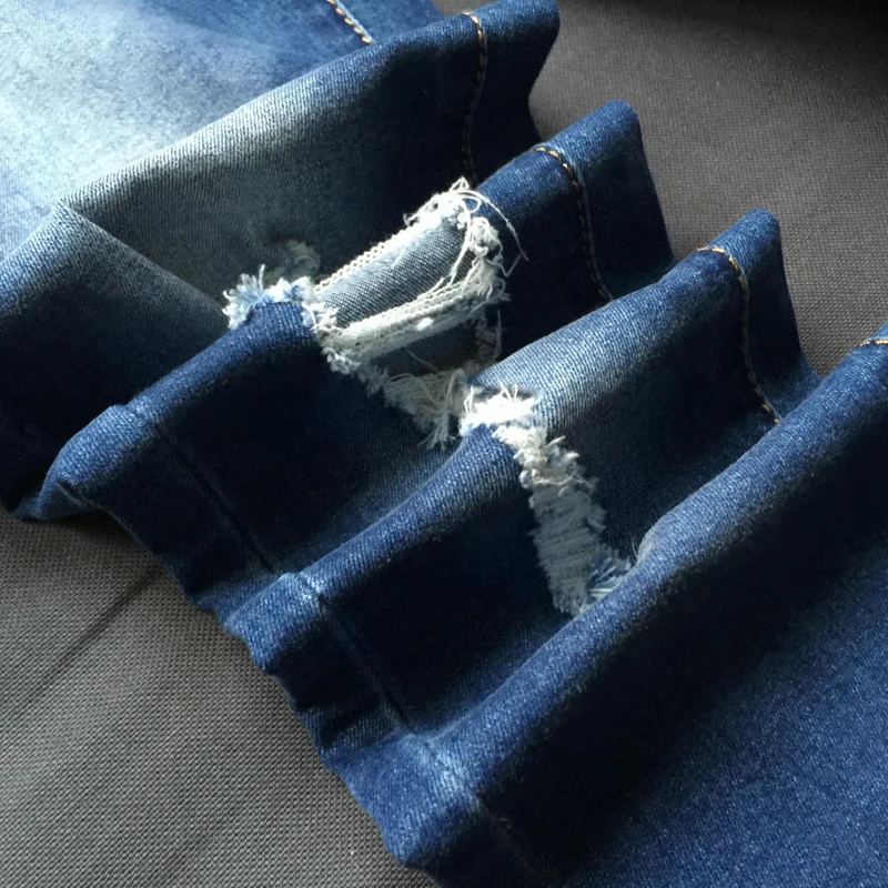 Женщины Witsources карандаш джинсы летние новые модные рваные повседневные SD4358 |