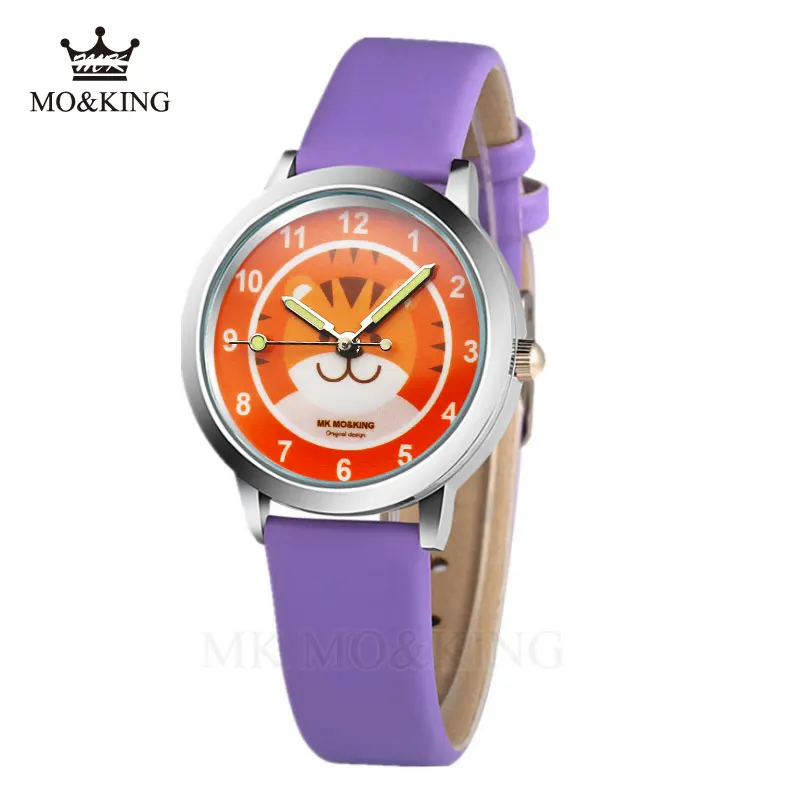 luxury brand women tiger children's boys girls kids Cartoon dog Quartz wrist watch Clock gifts bracelet relojes synoked kittyed |