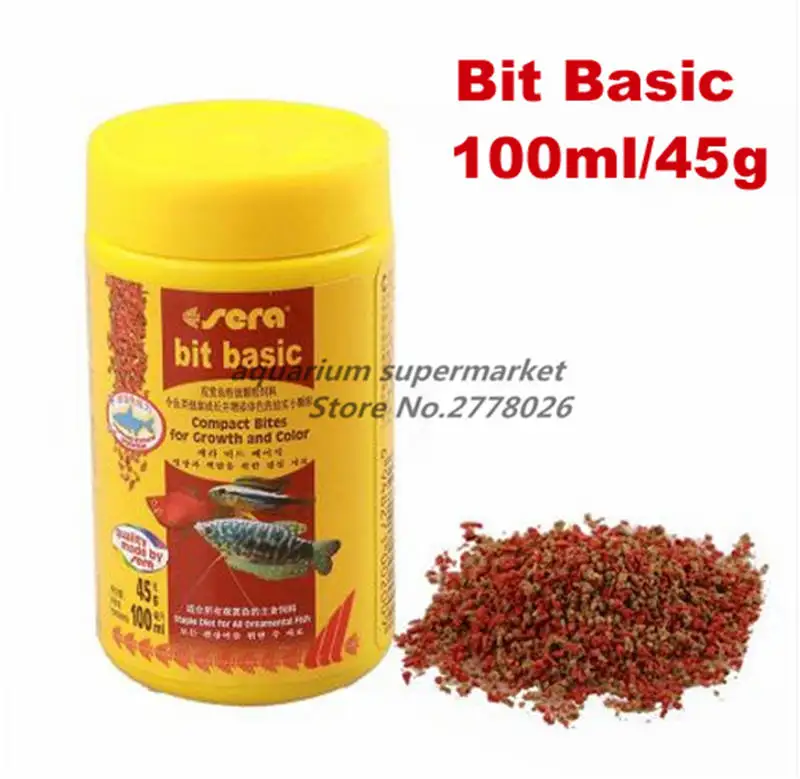bit basic 45g Cichild discus betta guppy botton catfish все виды для мини-рыбы - Цвет: bit basic 45g