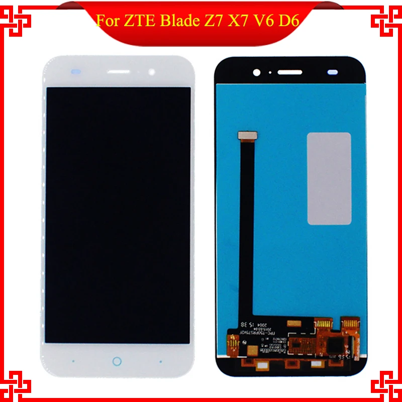 ЖК дисплей для ZTE Blade V6 D6 X7 Z7 T660 T663 кодирующий преобразователь сенсорного экрана в