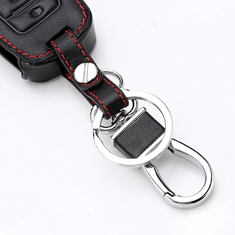 Leather Flip Key Cover For Chevrolet Cruze Aveo Buick Vauxhall Opel Insignia Astra J Zafira C Remote Car 3/4 Btn Case | Автомобили и