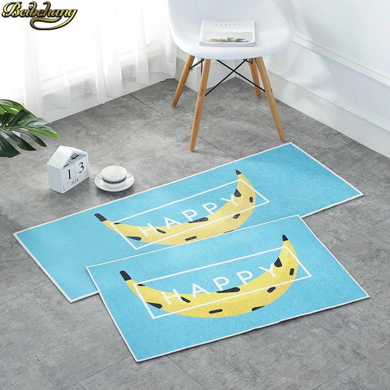 

beibehang Simple modern printed living room coffee table bedroom carpet mats Nordic rectangular door mat non-slip foot mat