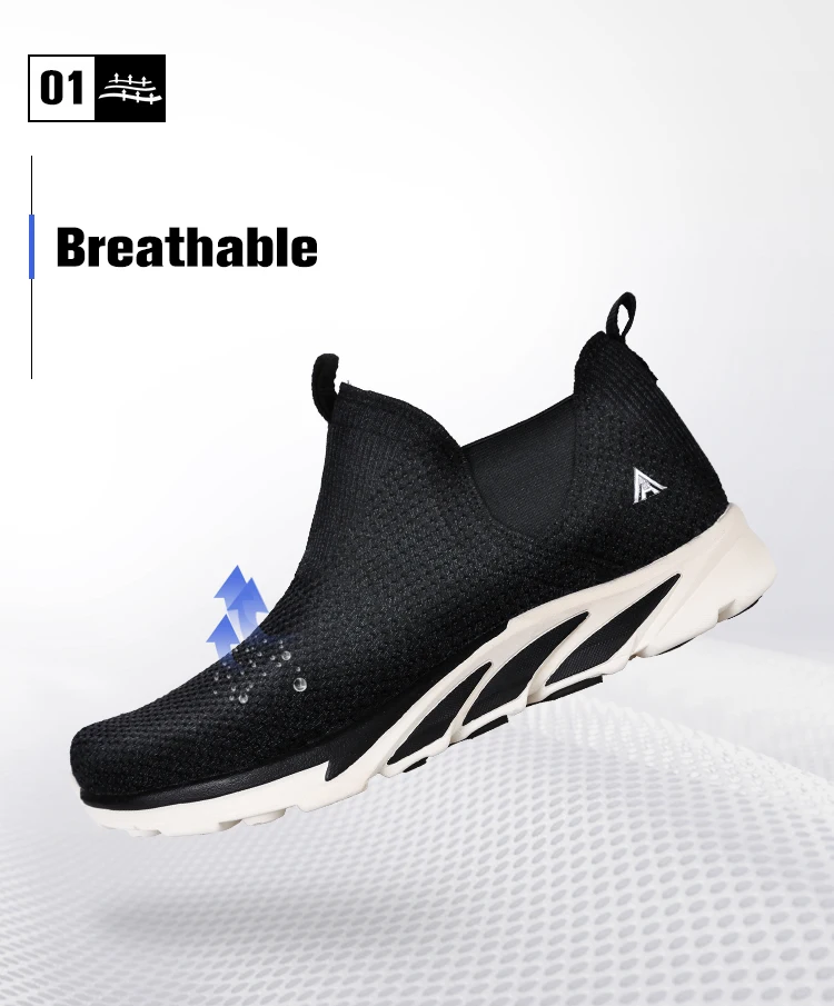 Легкие дышащие кроссовки для Для женщин Slip-on осень-зима Летающий ткачество Прогулки Кроссовки Женская спортивная обувь для пробежек