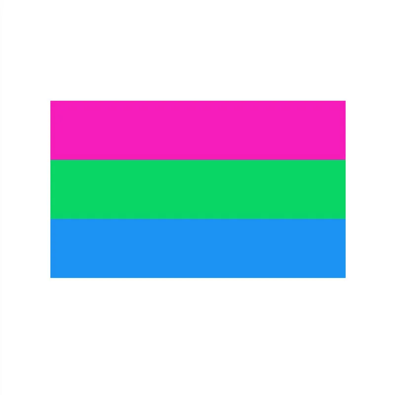 

VERTICAL 90x150cm Polysexuality Flag For Decoration