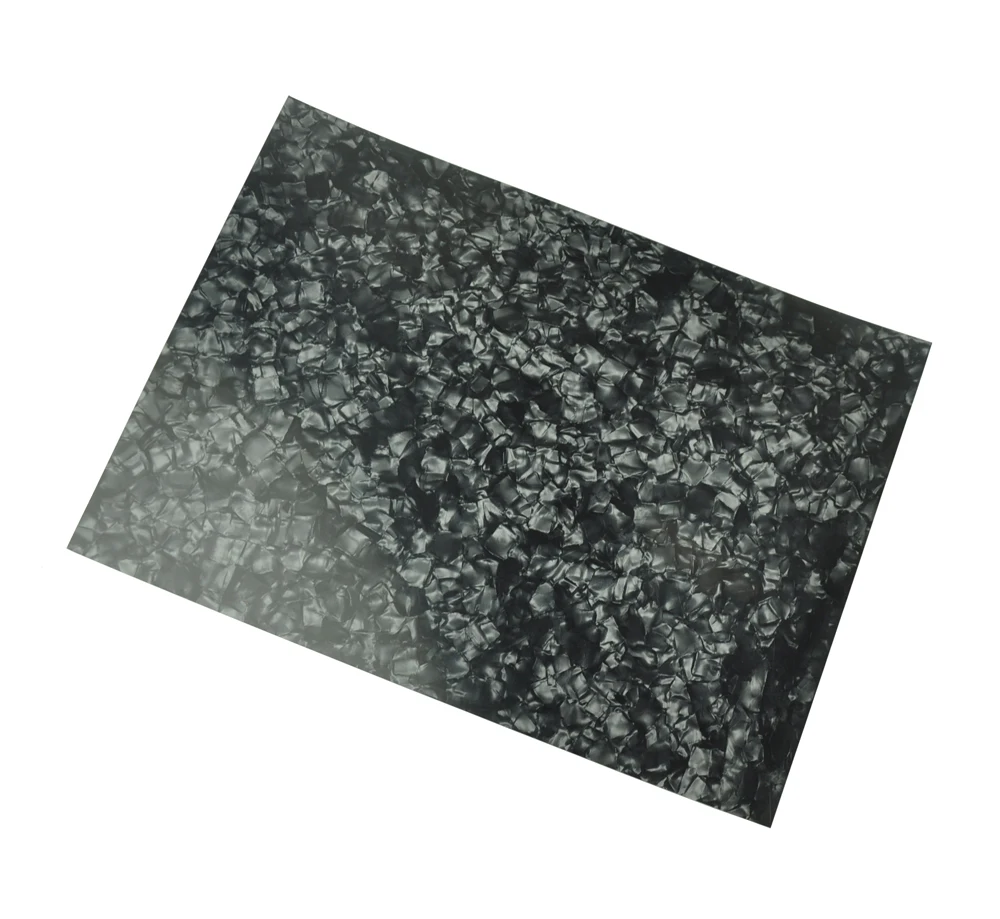 

3Pcs A4 Size 0.46mm Pearl Black Celluloid Sheet 210x297mm for Pickguard Custom Inlays Guitar Pick Luthier