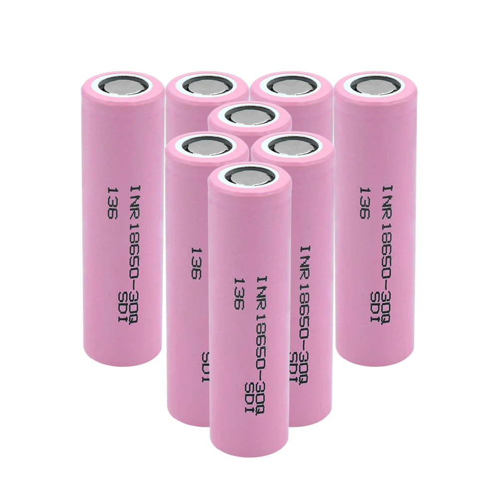 6/8/10 шт. INR 18650-30Q большого потока энергии 20a vape фонарик 3,7 v литиевая батарея inr18650 30q 3000mah перезаряжаемые для игрушек