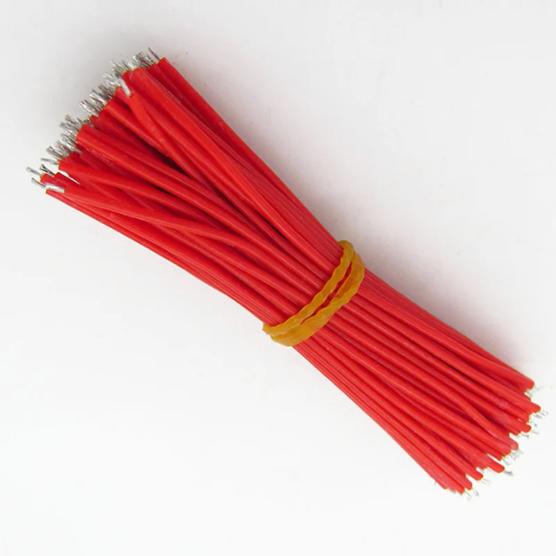 Оловянная макетная плата 50 шт./лот кабель для пайки печатных плат 24AWG 10 см