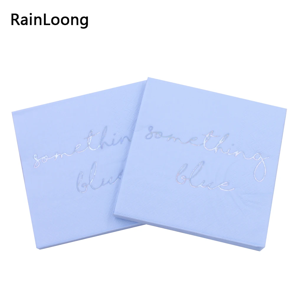 [RainLoong] 3 Plys фольгированные бумажные салфетки для напитков поставка украшений