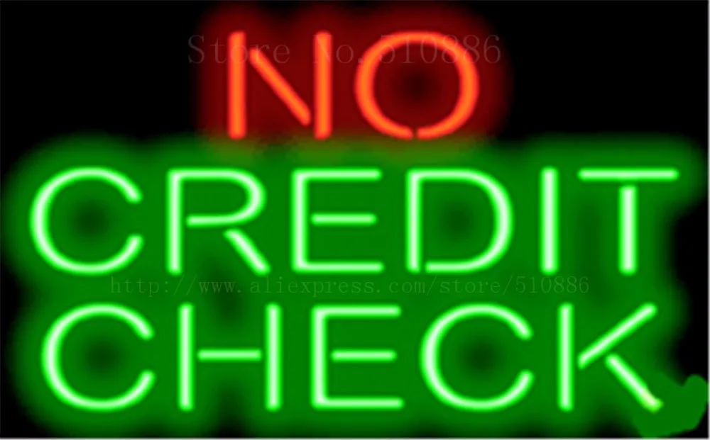 17*14&quot No Credit Check NEON SIGN REAL GLASS BEER BAR PUB LIGHT SIGNS store display Restaurant Shop Advertising Lights | Лампы и