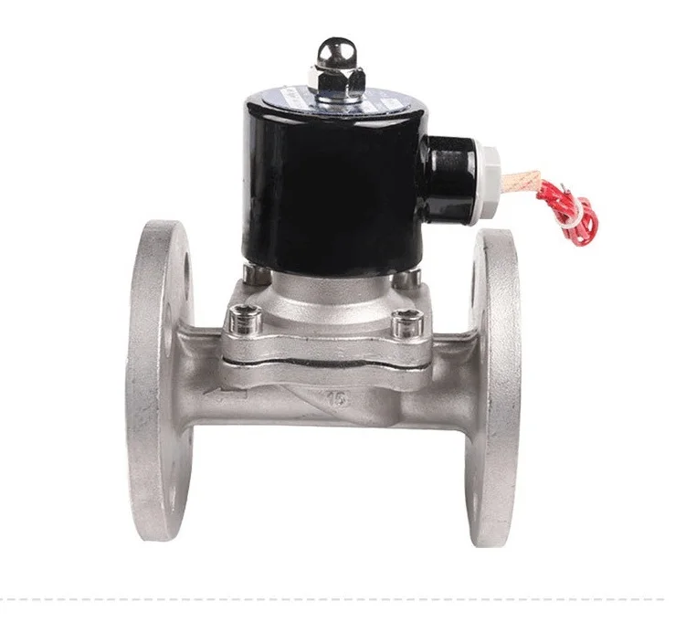Бесплатная доставка D15 1/2 ''D20 3/4'' фланцевый 304 Соленоидный клапан из