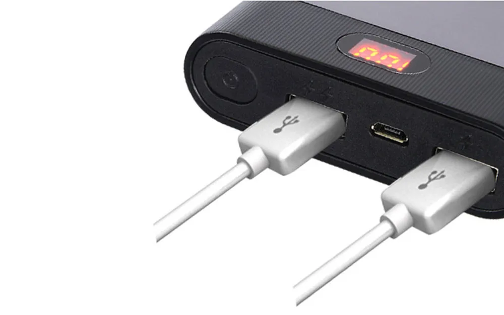 DIY Power Bank Case 5V Dual USB 4X 18650 Kit Battery Charger Box For Smart Phones Without 18Oct18 | Электроника